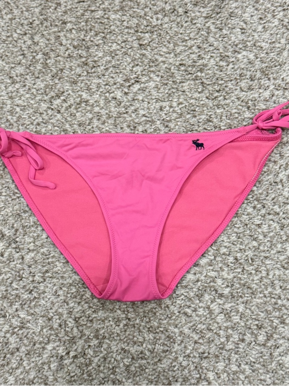 Vintage y2k mcbling pink Abercrombie & Fitch bikini bottom